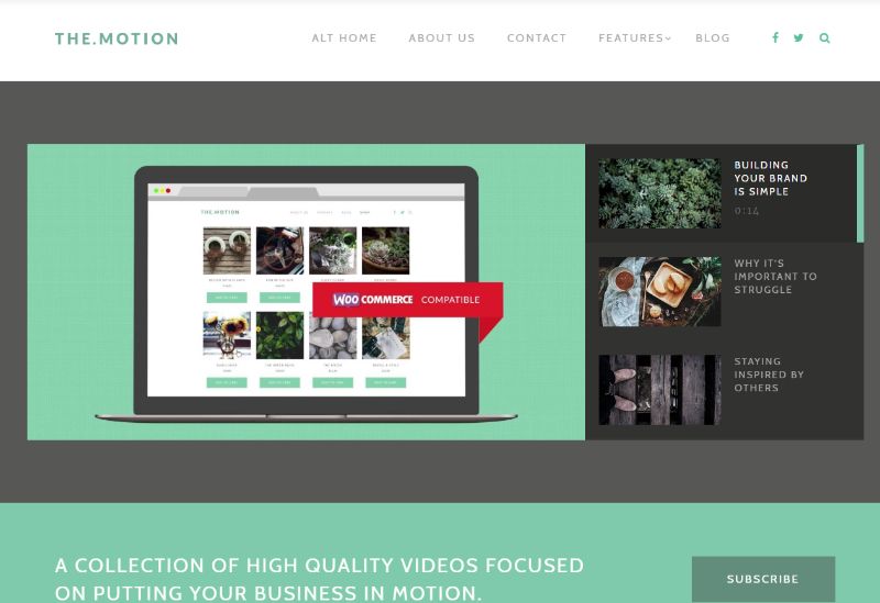 Tema video Motion WordPress