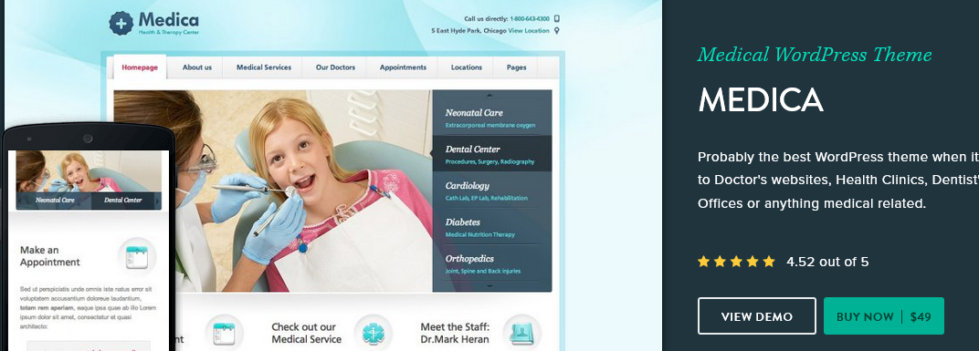 Medica WordPress 醫學主題
