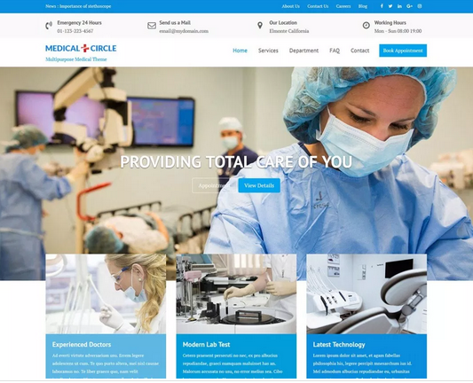 Medical Circle WordPress 醫學主題