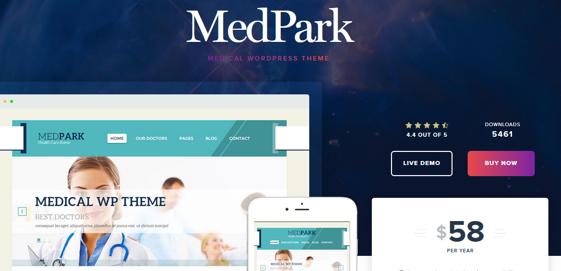 MedPark WordPress 醫學主題