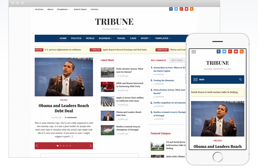 Tribune WordPress Magazin-Theme