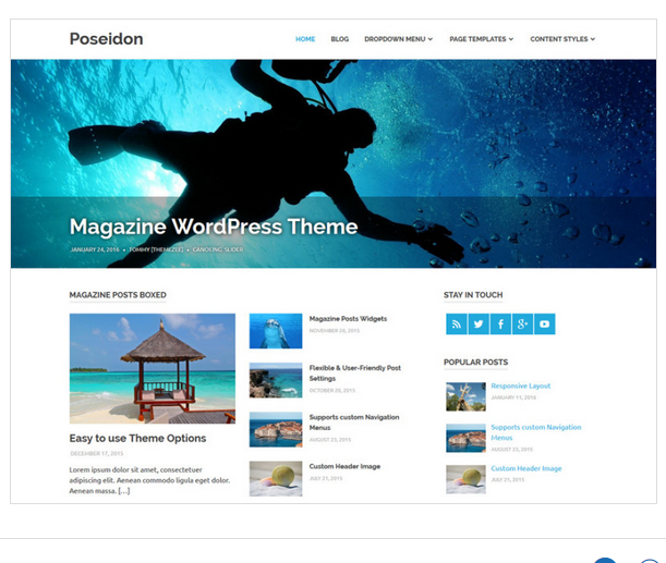 Poseidon WordPress-Magazin-Theme