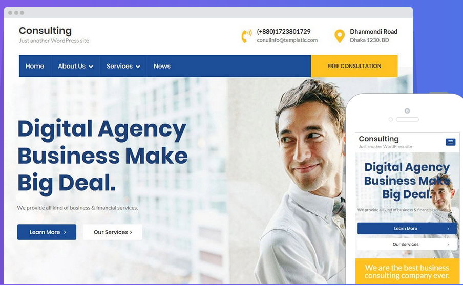 컨설팅 변호사 WordPress 테마