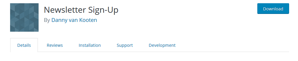 Plug-in de inscrição em boletim informativo