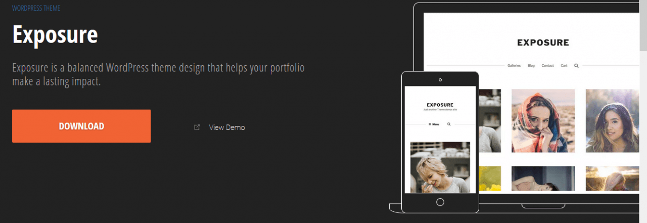 Pozlama fotoğrafçılığı WordPress teması