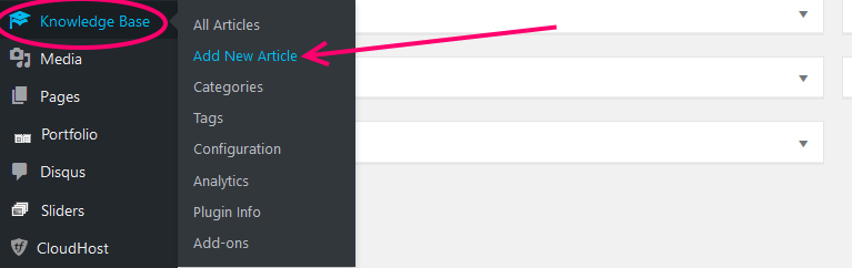 Добавить новую статью в базу знаний