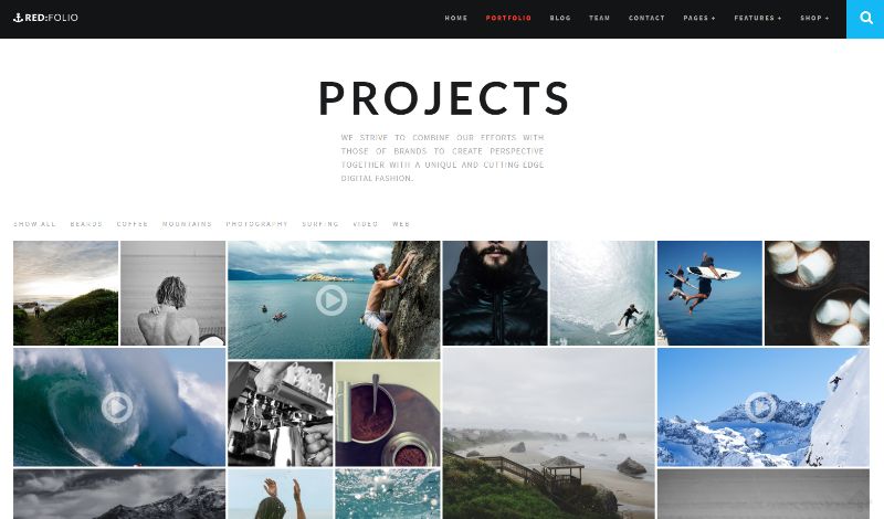 Redfolio-Portfolio-WordPress-Theme