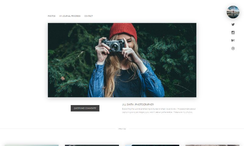 Einfaches Folio-Portfolio-WordPress-Theme