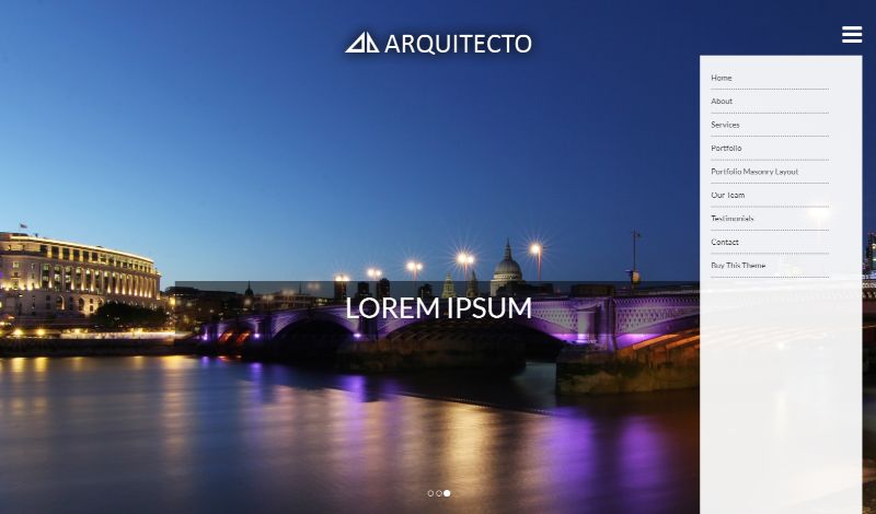 Arquitecto Portfolio WordPress-Theme