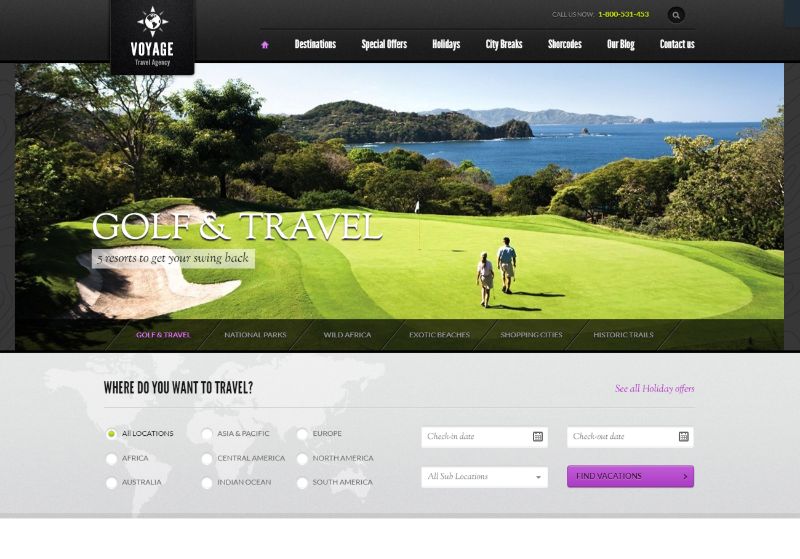 Yolculuk WordPress seyahat teması