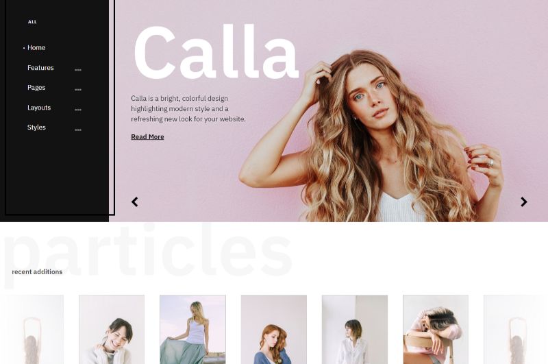 Calla WordPress Modethema