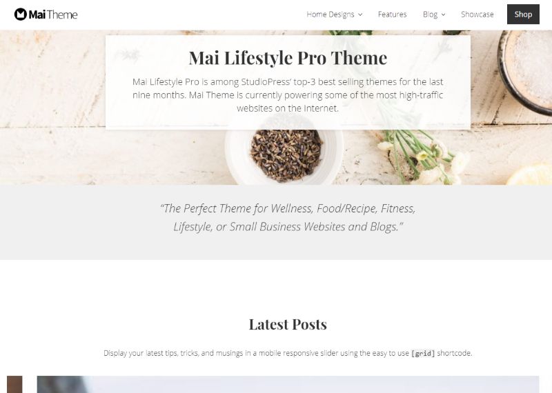 Mai Lifestyle WordPress Modethema