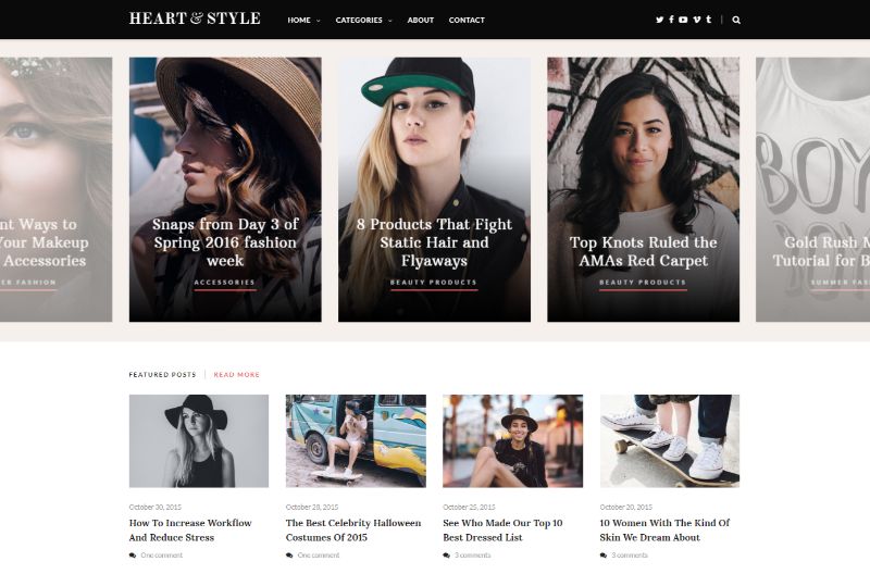 Herzstil WordPress Fashion Theme