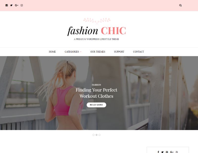 Fashion Chic WordPress Modethema