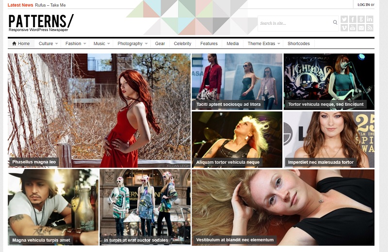 Patterns WordPress Event-Thema