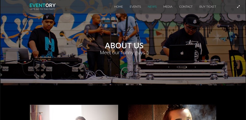 Eventory WordPress Event-Theme