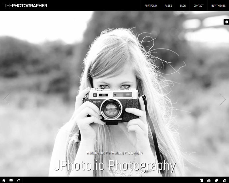 Motyw ślubny JPhotolio WordPress