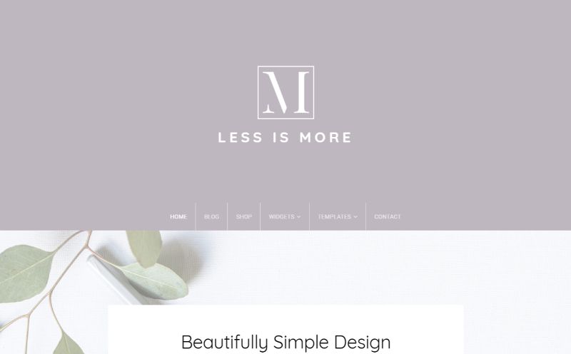 Min Theme WordPress Minimalistisches Theme
