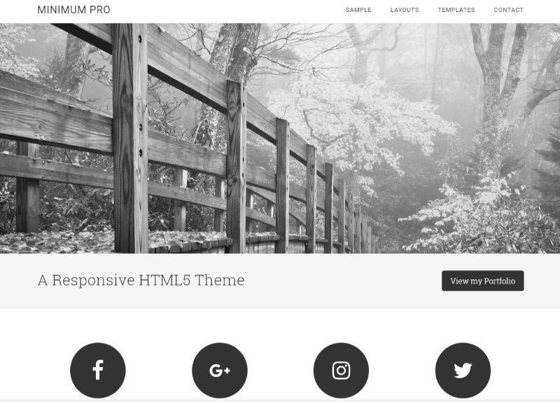 Minimum Pro WordPress Minimalistisches Theme