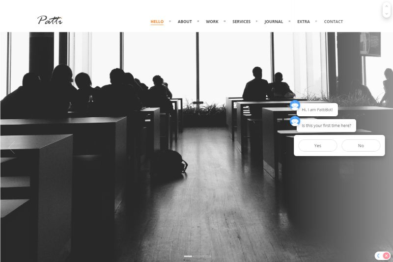 Patti One Page WordPress テーマ