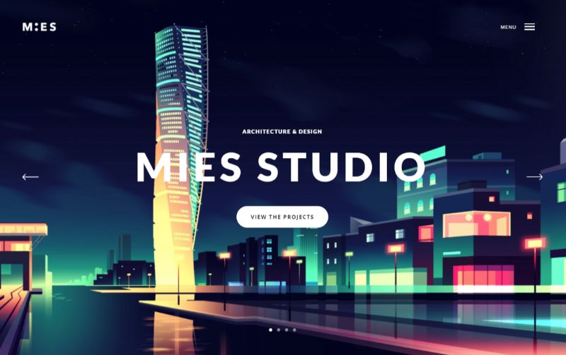 Tema WordPress Arsitektur Mies