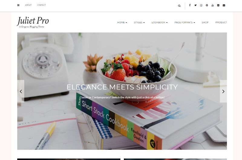 Tema WordPress Feminin Juliet Pro