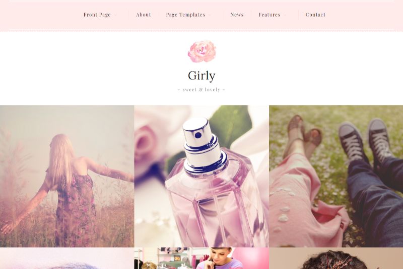 Tema WordPress Girly Feminin