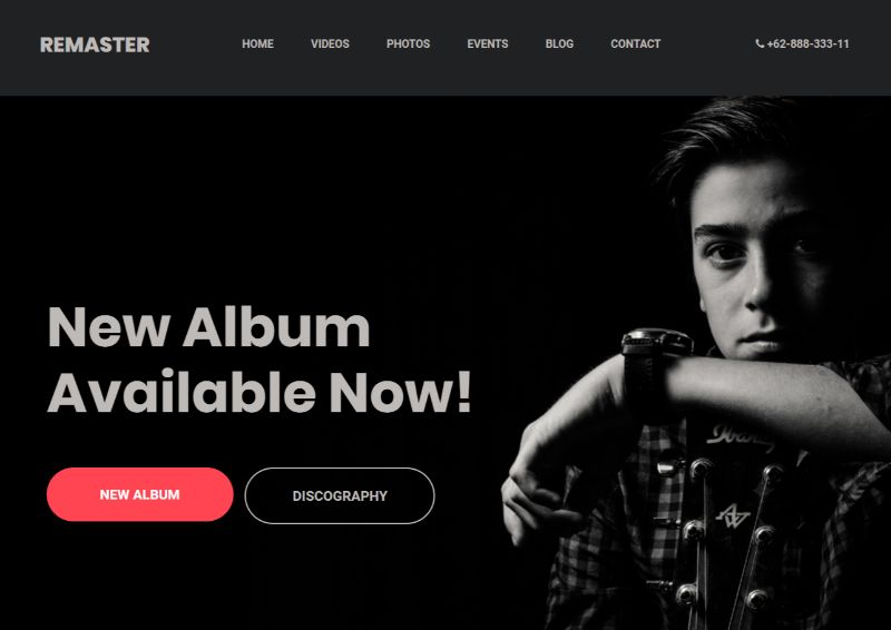 Remastern Sie das WordPress Music Theme