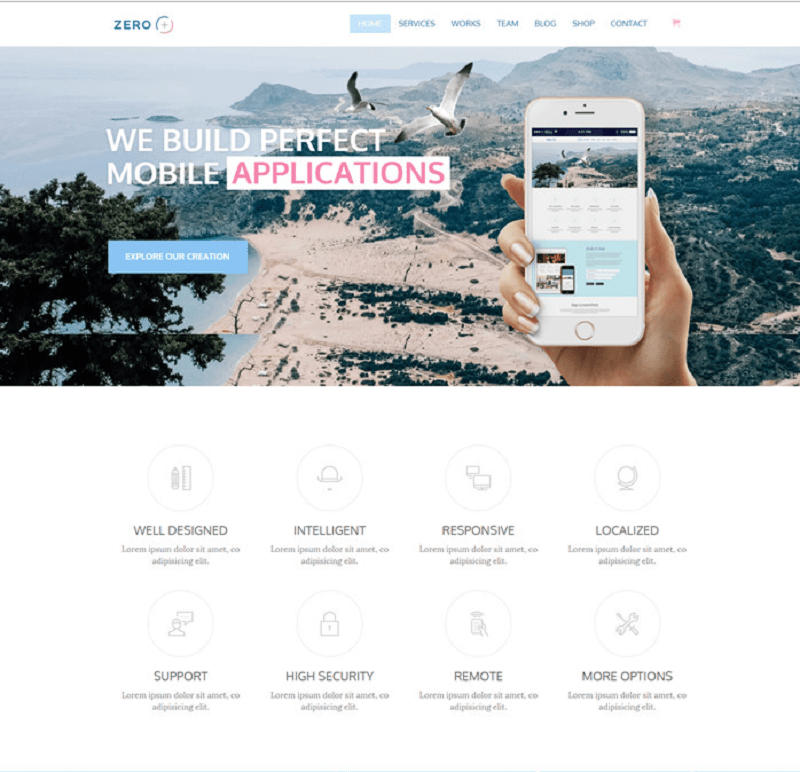 ゼロ多目的 WordPress テーマ