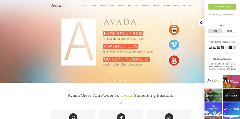 Avada 多目的 WordPress テーマ
