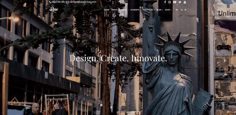 珍しい多目的 WordPress テーマ