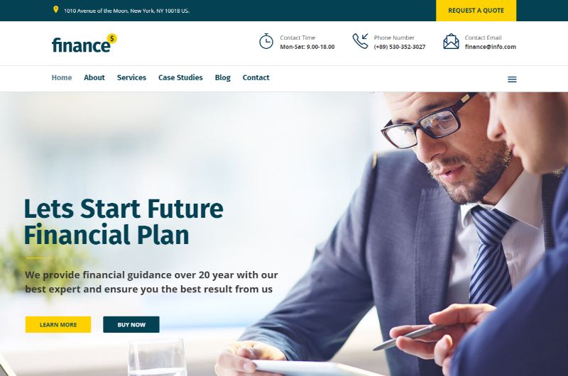 Finanzberatung WordPress-Theme