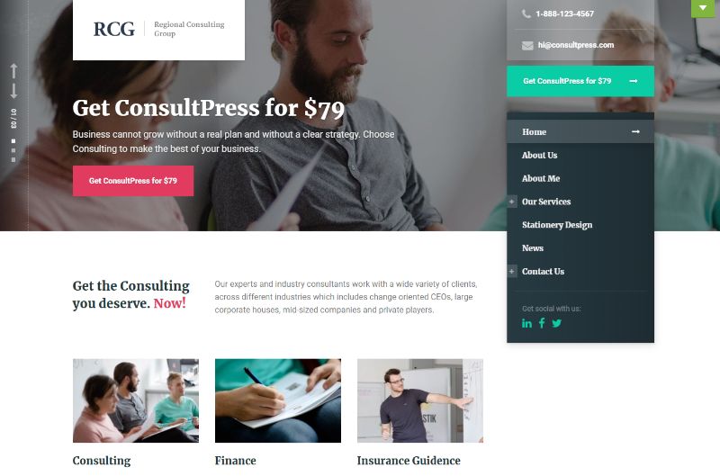 ConsultPress Consulting WordPress-Theme
