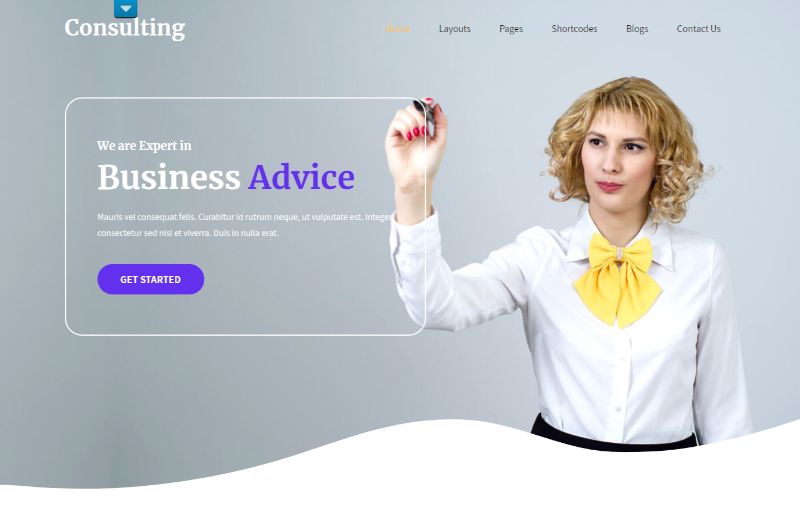 SKT Consulting WordPress-Theme
