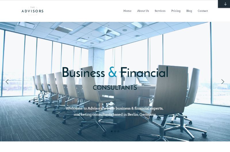 Das Advisors Consulting WordPress-Theme