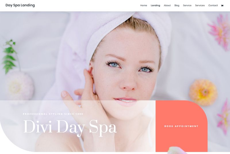 เค้าโครง Divi Day Spa