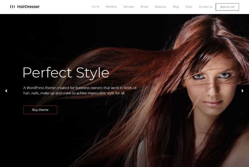 HairDressers ความงาม WordPress ธีม