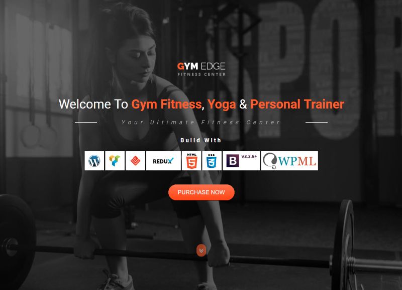 Tema WordPress GymEdge Fitness