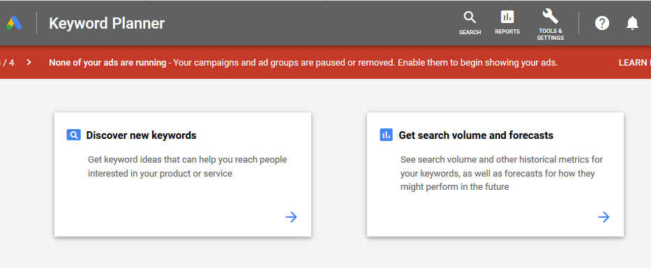 Perencana kata kunci Google