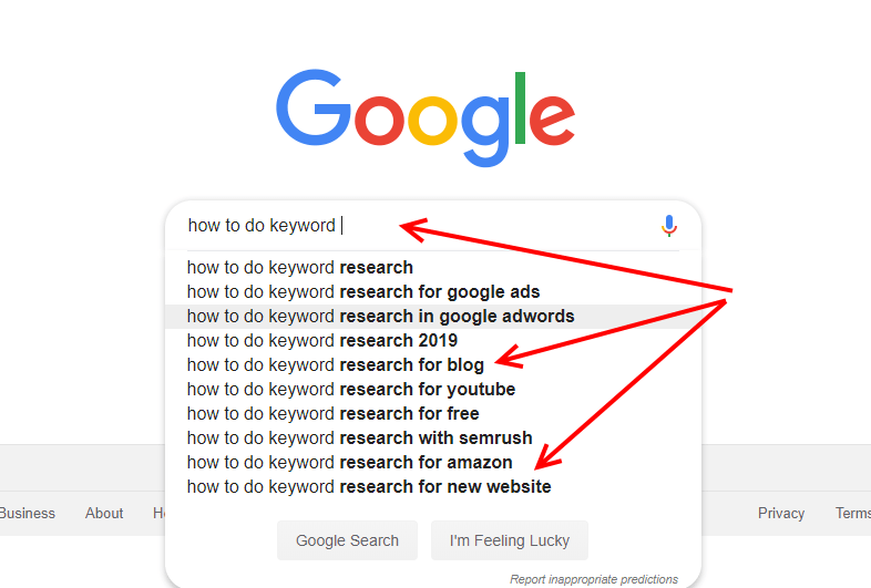 Pelengkapan otomatis Google