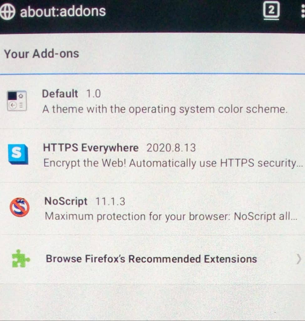 navigateur tor sans extension de script