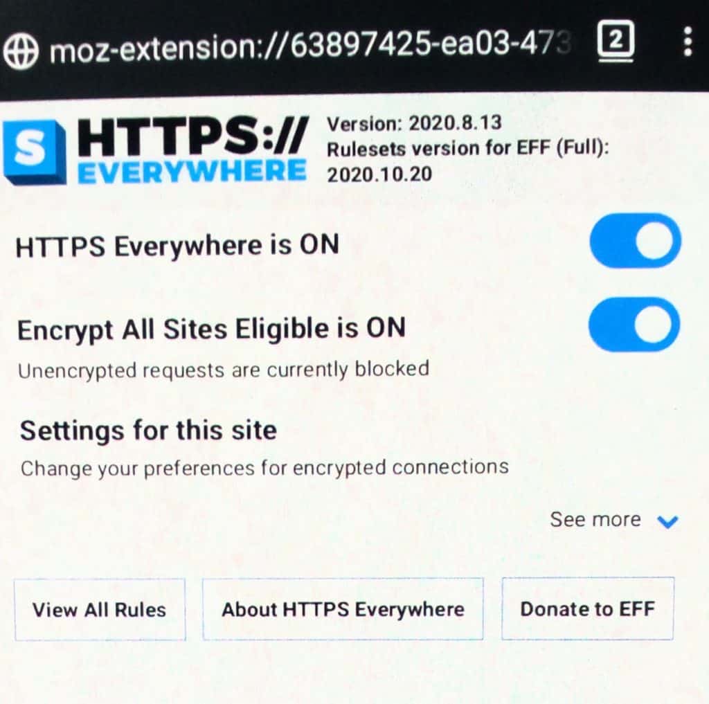 tor navigateur https partout