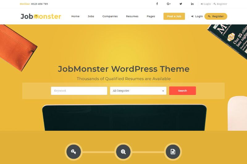 JobMonster WordPress iş teması