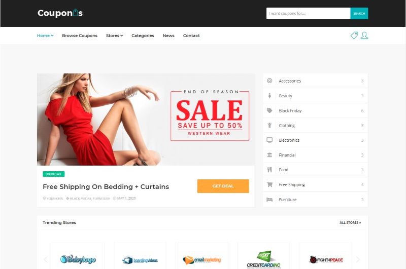 Couponis クーポン WordPress テーマ