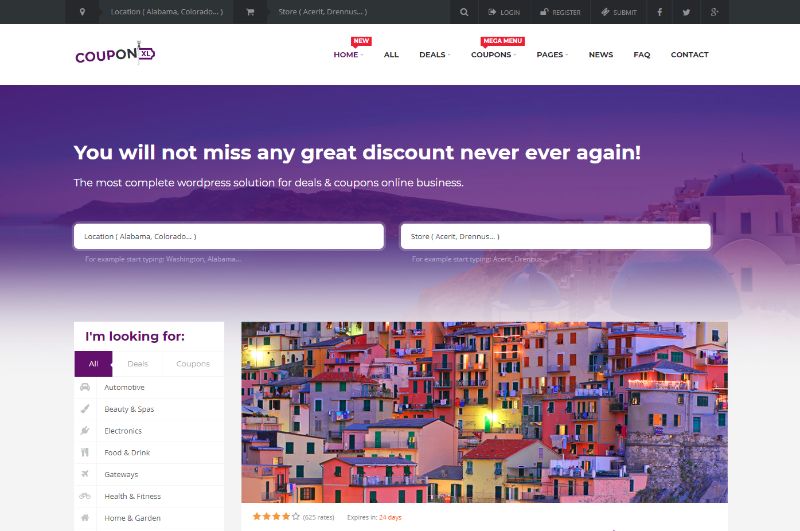 CouponXL クーポン WordPress テーマ