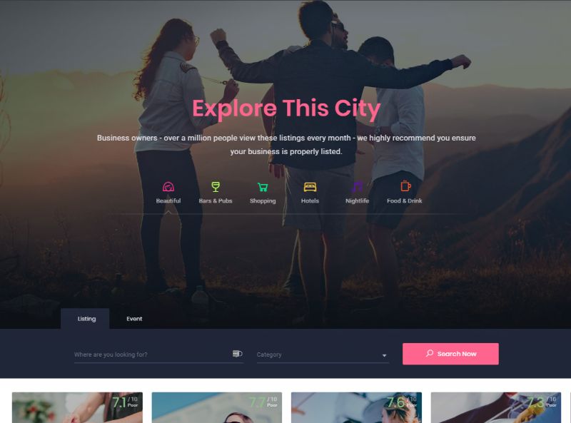 Wilcity ディレクトリ WordPress テーマ