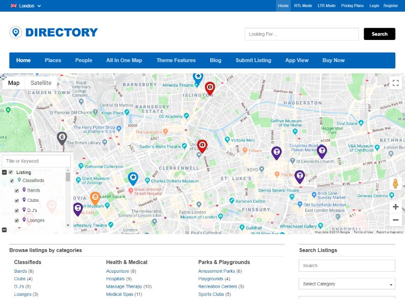 テンプレートによるディレクトリのテーマ