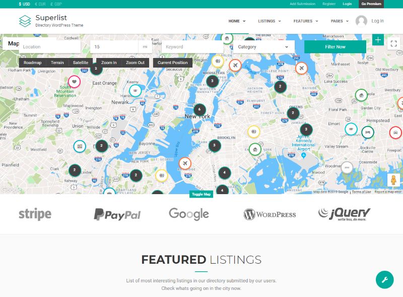スーパーリスト ディレクトリ WordPress テーマ
