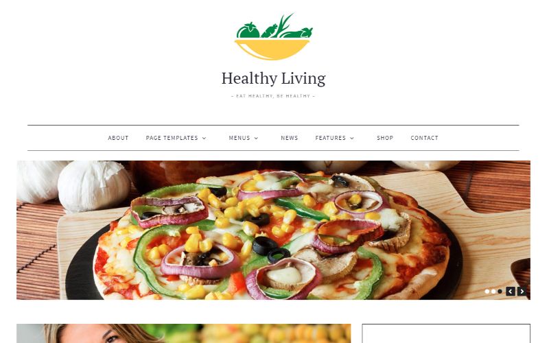 Viață sănătoasă Blog personal Tema WordPress