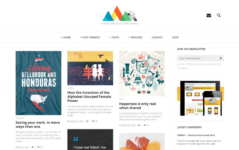 Tema WordPress pentru blog personal Heap